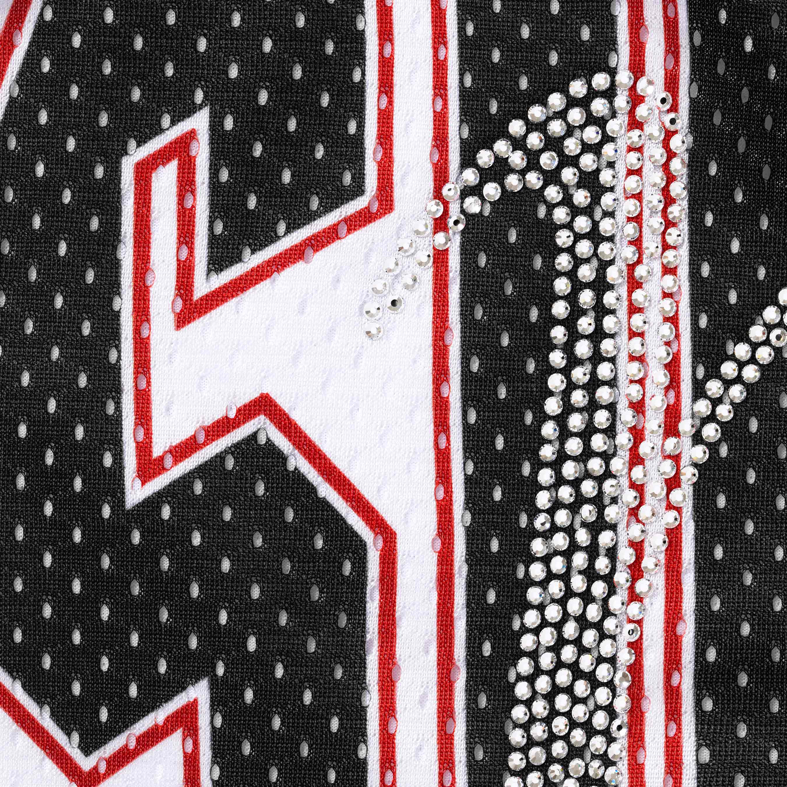 Rhinestone Mesh Short view 15